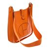 Image 3 : Hermes Orange Epsom Leather Evelyne GM Hobo Bag