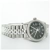 Image 5 : Rolex Mens Stainless Steel Black Index 36mm Datejust Wristwatch With Jubilee Ban