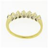Image 6 : Vintage Classic 14k Yellow Gold 0.35 ctw Round Prong Set Diamond Wedding Band Ri