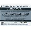 Image 2 : 2003 Topps Tribute World Series Babe Ruth Relic Bat Card /425