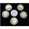 Image 2 : Group of Three Signed Baseballs and Six Vintage-Looking Baseballs