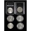 Image 1 : Morgan & Peace Dollar Assortment of Six, 1883-1928