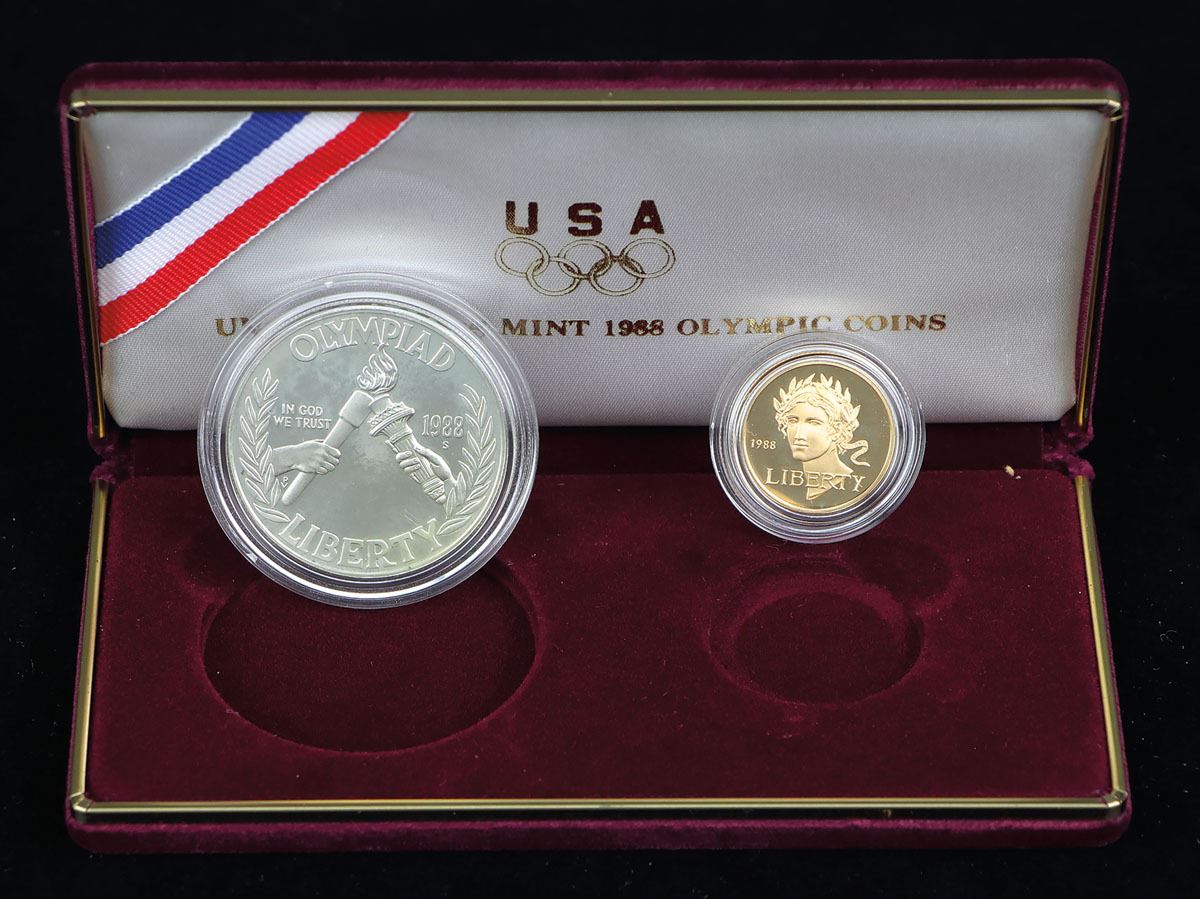 Olympic Coin Set 1984 Summary Olympic Coin Set 1984 Summary