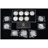 Image 1 : China (People's Republic), Silver 1 Ounce Panda Coin Collection, 1989-2004
