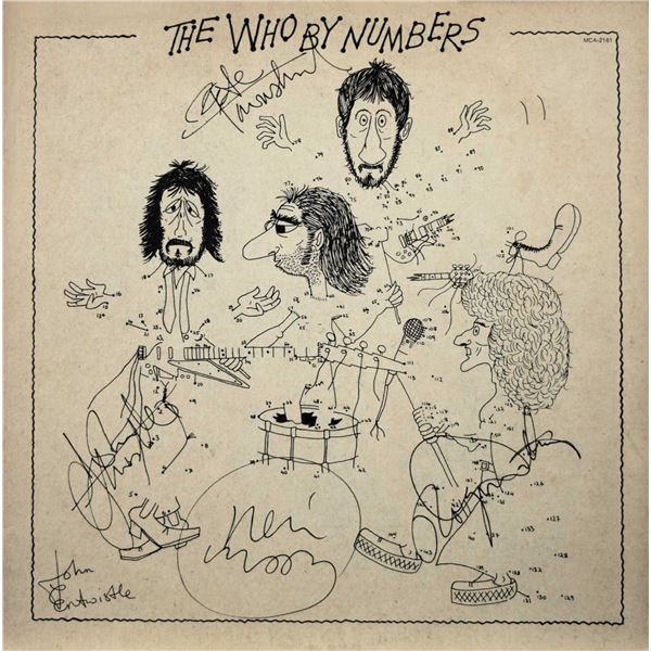 The Who signed Who By Numbers album
