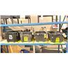 Image 1 : 4 BINS WITH A PORTABLE HUSKY TOOLBOX, VARIOUS AIR REGULATORS, AIR COMPRESSOR VALVE KITS, UTILITEC