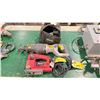 Image 1 : SLIME HEAVY DUTY TIRE INFLATOR IN A SOFT TRANSPORT CASE, ELECTRIC SKIL 4470 5/8" 4 AMP ORBITAL