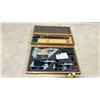 Image 1 : MITUTOYO DIGIMATIC MICROMETERS IN A WOODEN TRANSPORT CASE * ONE MISSING *, IGAGING DIGITAL