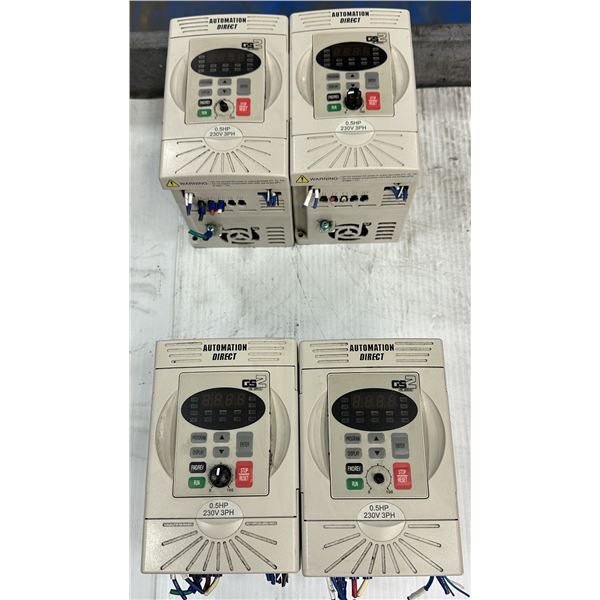 (4) Automation Direct #GS2-20P5 AC Drives