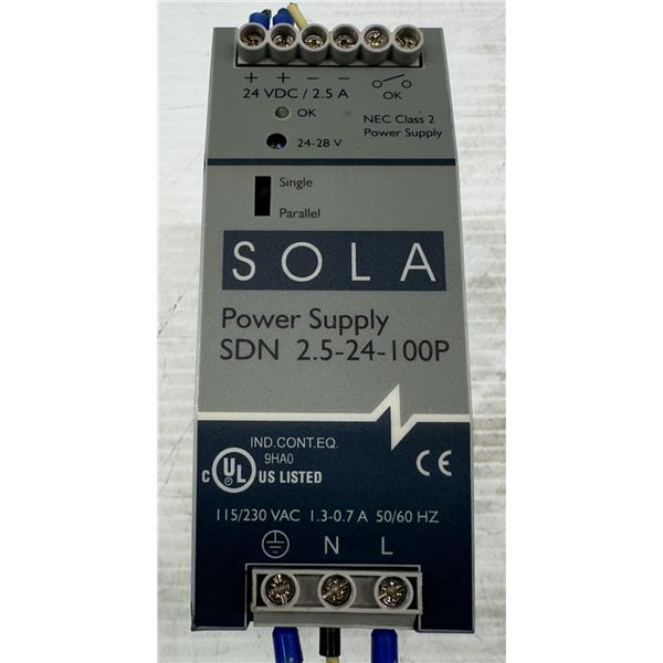Sola #SDN 2.5-24-100P Power Supply