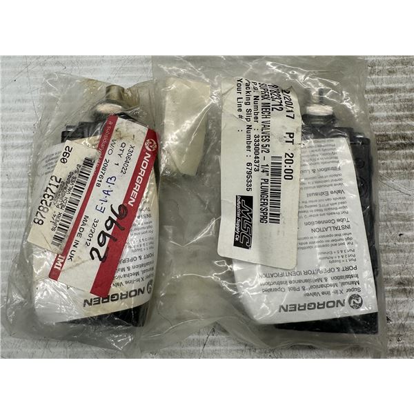 (2) Norgren #X3064022 Valves