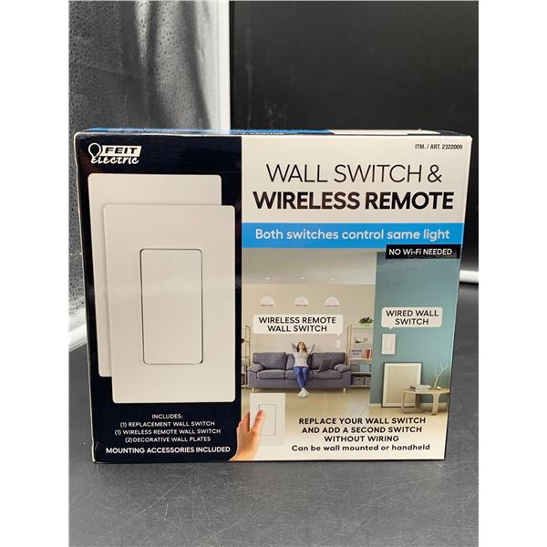 Wall Switch & Wireless Remote