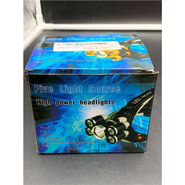 Five Light Source High Power Headlights