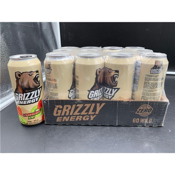 Grizzly Energy-Strawberry Kiwi (12 x 473ml)