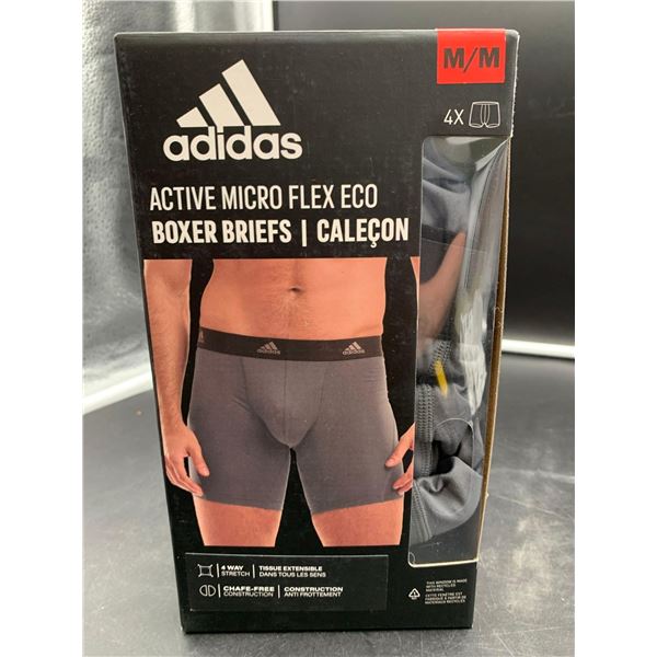 Adidas Active Micro Flex Eco Boxer Briefs (M) 4pk
