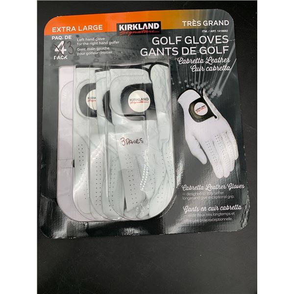 Kirkland Golf Gloves 3pk (XL) Right Hand Golfer