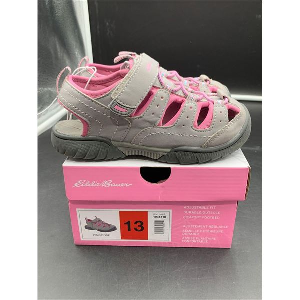Eddie Bauer Adjustable Fit, Durable Outsole, Comfort Footbed Shoe, Girils (13) Pink/Rose