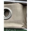 Image 2 : Ecologee Total Blackout Grommet Window Curtain Pair (52in x 90in)