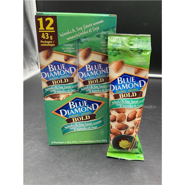 Blue Diamond Bold Almonds-Wasabi & Soy Sauce (12 x 43g)