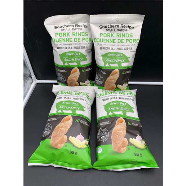 Southern Recipe Small Batch Prok Rinds-Spicy Dill (4 x 85g)