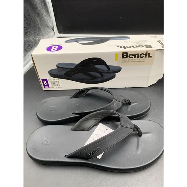 Bench Sandals, Black (size 8) Women's