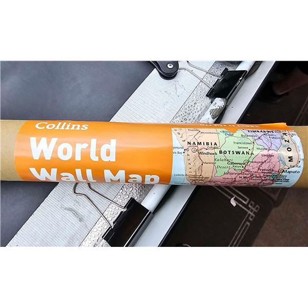 Collins World Wall map