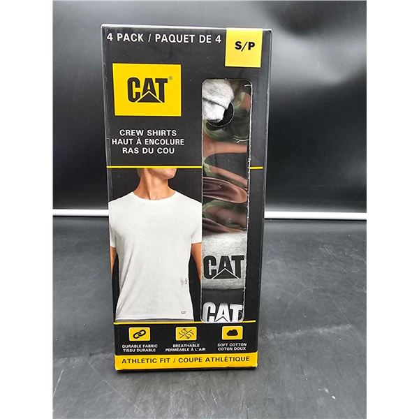Cat Crew Shirts 4pk Men's (S)