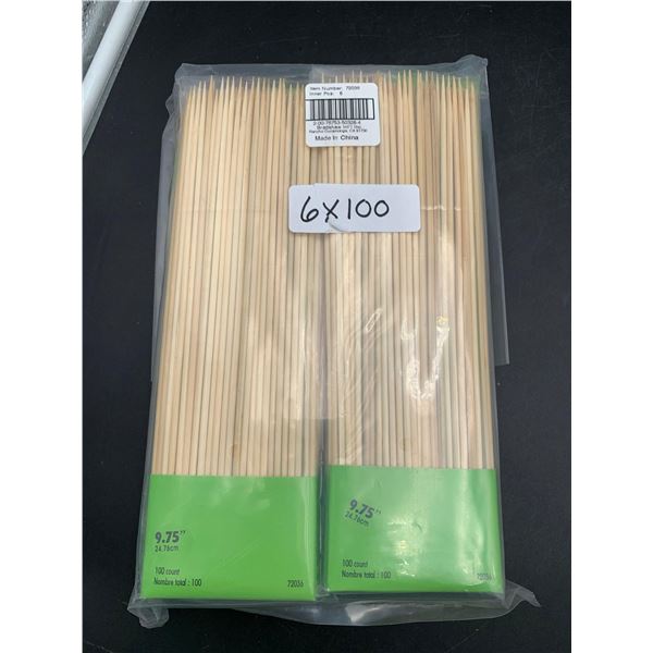 9.75in 600ct Bamboo Skewers