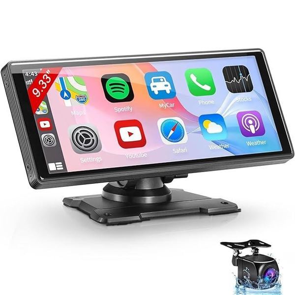 Portrable Car Stereo with USB AHD Rear View Camera