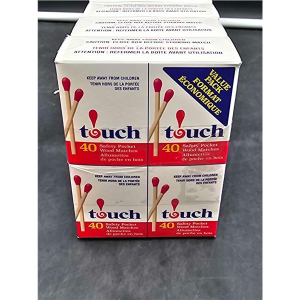 Touch Wooden Matches (16 x 40)