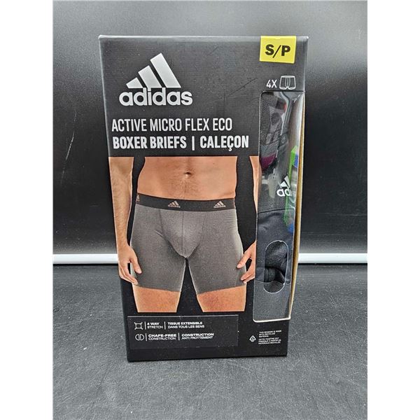 Adidas Active Micro Flex Eco Boxer Briefs (S)4pk