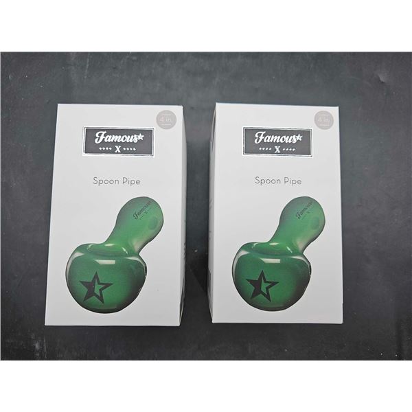 Famous X Spoon Pipe 4in (2ct)