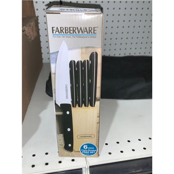 Farberware 6 Piece Triple Riveted Prep Set Knife Set