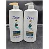 Image 1 : Dove Daily Moisture Shampoo & Conditioner for Dry Hair (2 x 1.18L)