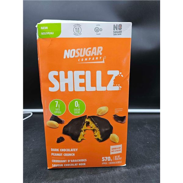 No Sugar Shellz, Dark Chocolatey Peanut Crunch (570g)