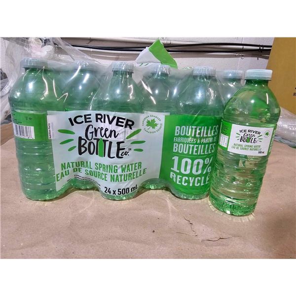 Ice River Green Bottle Natural Spring water 24x 500ml