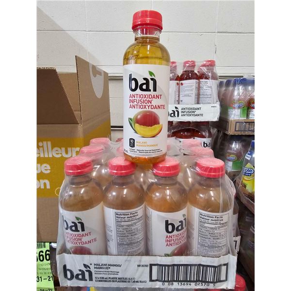 Bai Antioxidant Infusion Malawi Mango Beverage 12x530ml