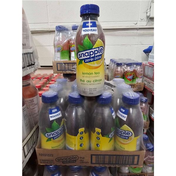 Snapple Zero Lemon Iced Tea 12x 473ml