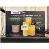 Image 1 : Flameless LED mood candles, pack of 3