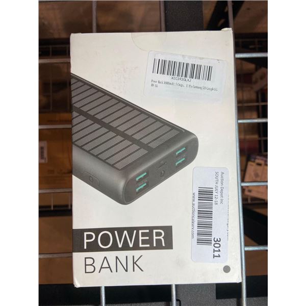 Solar powered power bank / portable charger