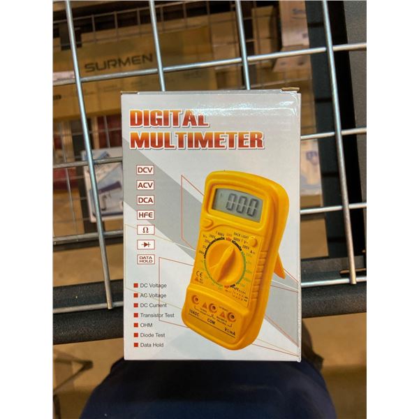 Digital Multimeter Voltmeter Battery Voltage Multi Tester AC DC Volt OHM Amp Current Meter Circuit C