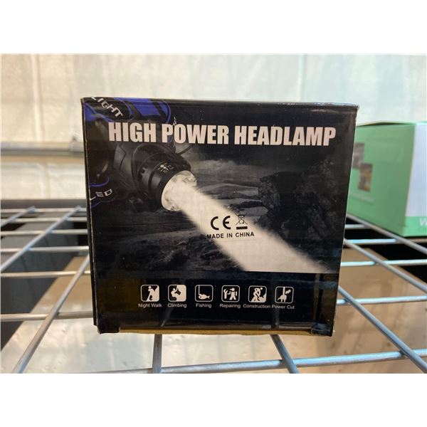High powered wearble head lamp light