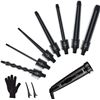 Image 1 : Ohuhu Curling Iron Wand Set, Upgrade 7 in 1 Curling Wand 7Pcs 0.35 to 1.25 Inch Interchangeable Cera