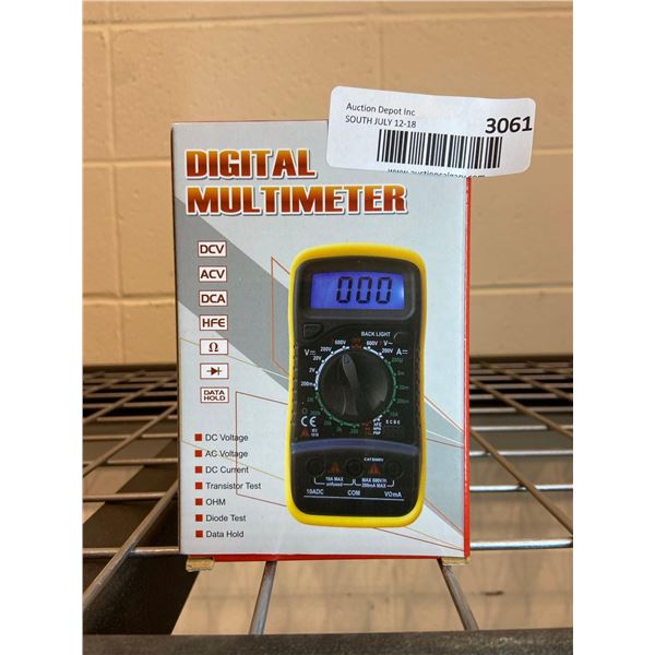 Digital Multimeter Voltmeter Battery Voltage Multi Tester AC DC Volt OHM Amp Current Meter Circuit C