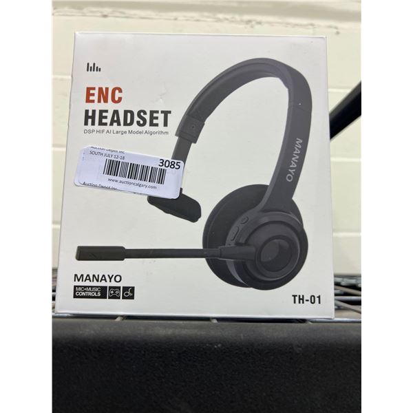 Manayo TH-01 ENC headset with built in microphone