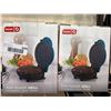Image 2 : Dash mini maker indoor non stick grill, lot of 2