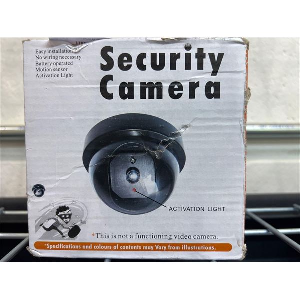 Realistic looking "security camera" to deter criminal behaviour