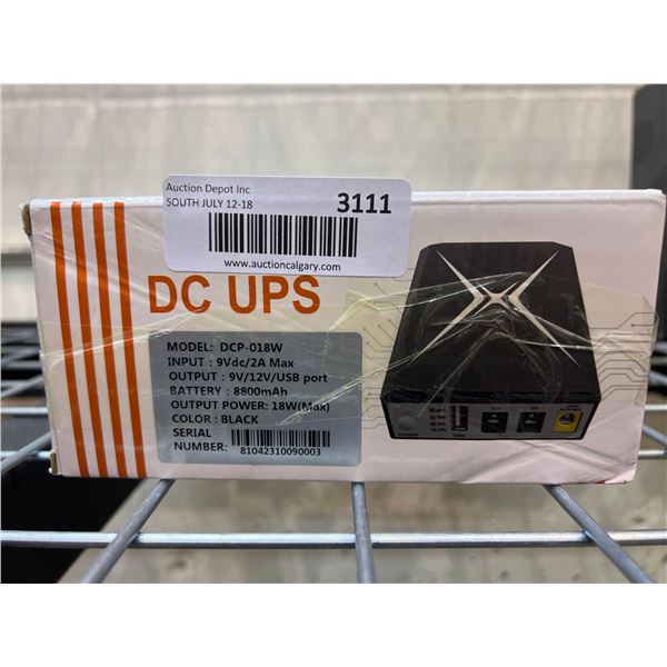 Mini UPS Battery Backup 10400mAh 5V 9V 12V 2A Output POE 15V 24V 1A Uninterruptible Power Supply Por