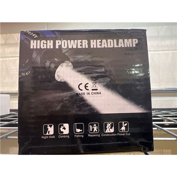 High powered wearble head lamp light