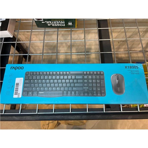 Rapoo X1800S wireless optical mouse and keyboard